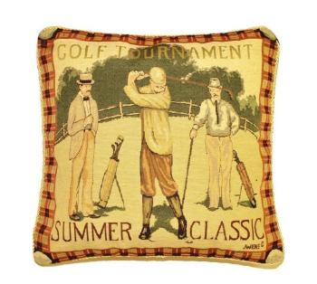 Forbyt Poszewka na poduszkę, Ornament Golf, kolorowy, 43 x 43 cm