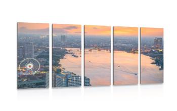 5-częściowy obraz Bangkok - 100x50