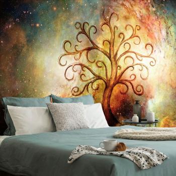 Samoprzylepna tapeta Drzewo życia z abstrakcją kosmosu - 150x100
