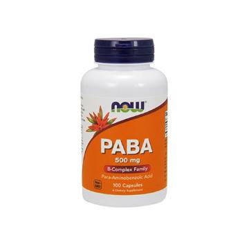NOW PABA 500mg - 100caps