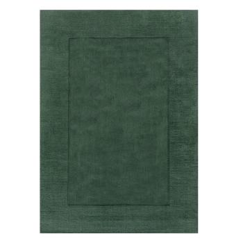 Ciemnozielony dywan wełniany Flair Rugs Siena, 120x170 cm