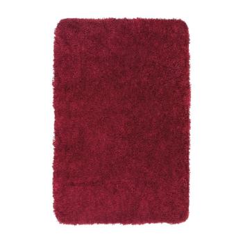Czerwony dywanik łazienkowy Wenko Mélange, 65x55 cm