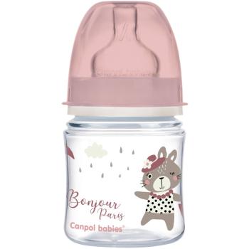 canpol babies Bonjour Paris butelka dla noworodka i niemowlęcia 0m+ Pink 120 ml