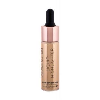 Makeup Revolution London Liquid Highlighter 18 ml rozświetlacz dla kobiet Euphoric Gold