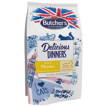 BUTCHER'S Delicious Dinners Cat dry Chicken 2 kg