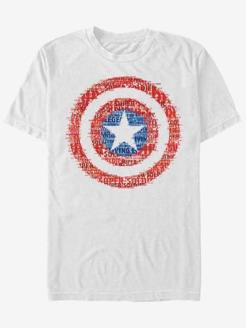 ZOOT.Fan Captain America Shield Marvel Koszulka Biały