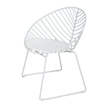 Zestaw 2 białych krzeseł ogrodowych Bonami Selection Coco