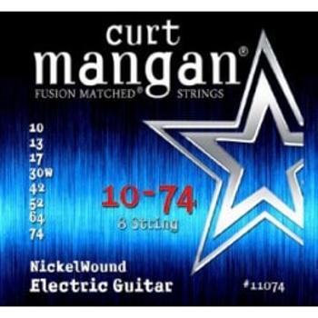 Curt Mangan 10-74 Nickel Wound 8-string 11074 Struny Do Gitary Elektrycznej