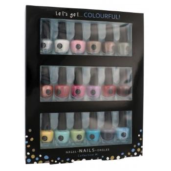 2K Let´s Get Colourful! zestaw Lakier do paznokci 18 x 3,5 ml dla kobiet Uszkodzone pudełko
