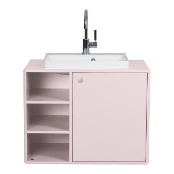 Różowa szafka pod umywalkę 80x62 cm Color Bath – Tom Tailor