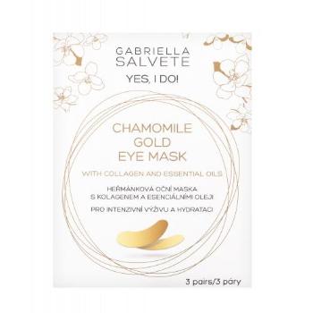 Gabriella Salvete Yes, I Do! Chamomile Gold Eye Mask 3 szt maseczka na okolice oczu dla kobiet