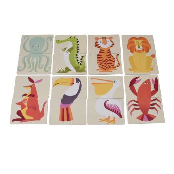 Karty edukacyjne ze zwierzątkami Rex London Colourful Creatures