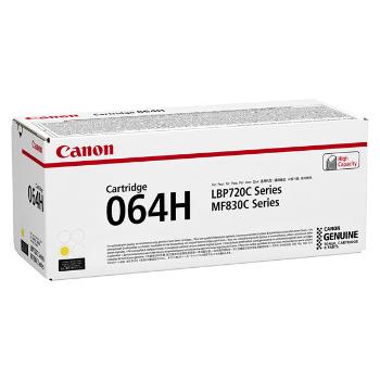 Canon originální toner 064 H Y, yellow, 10500str., 4932C001, high capacity, Canon i-SENSYS MF832Cdw, O