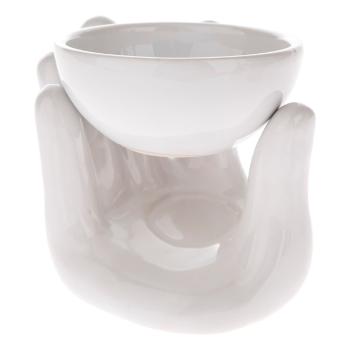 Biała ceramiczna lampka aromatyczna Dakls Posture