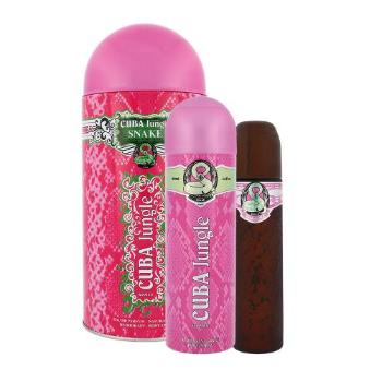 Cuba Jungle Snake zestaw Edp 100 ml + Deodorant 200 ml dla kobiet Uszkodzone pudełko
