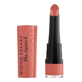 BOURJOIS Paris Rouge Velvet The Lipstick 2,4 g pomadka dla kobiet 15 Peach Tatin