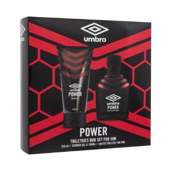 UMBRO Power zestaw Edt 100 ml + Żel pod prysznic 150 ml dla mężczyzn
