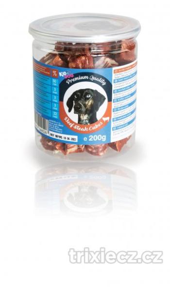 KIDDOG  paml.  BEEF steak cubes - 200g