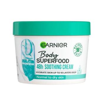 Garnier Body Superfood 48h Soothing Cream Aloe Vera + Magnesium 380 ml krem do ciała dla kobiet