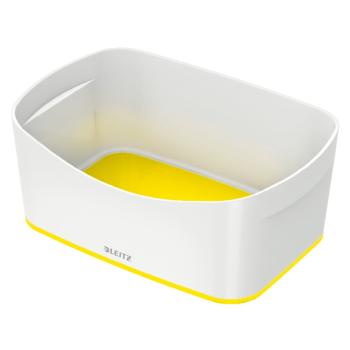 Biało-żółty pojemnik MyBox – Leitz