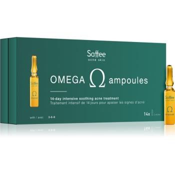 Saffee Acne Skin Omega Ampoules - 5-days Intensive soothing Acne Treatment ampułki – 14-dniowy pielęgnacyjny zestaw startowy łagodząca objawy trądziku