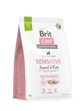 BRIT CARE Dog Sustainable Sensitive fish insekt dla dorosłych psów z rybami i insektami 3 kg
