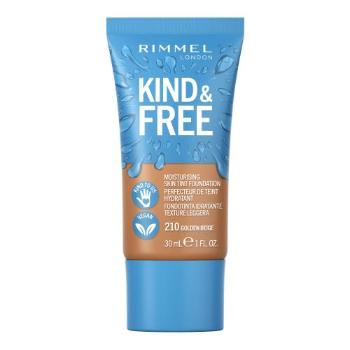 Rimmel London Kind & Free Moisturising Skin Tint Foundation 30 ml podkład dla kobiet 210 Golden Beige