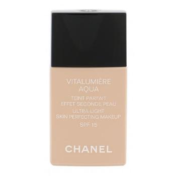 Chanel Vitalumière Aqua SPF15 30 ml podkład dla kobiet Uszkodzone pudełko 22 Beige Rosé