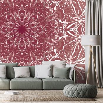 Samoprzylepna tapeta różowa rozeta - 225x150