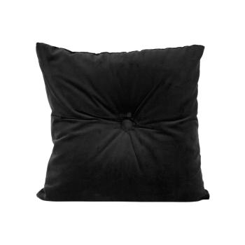 Czarna poduszka bawełniana PT LIVING, 45x45 cm