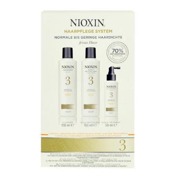 Nioxin System 3 zestaw 150ml System 3 Cleanser Shampoo + 150ml System 3 Scalp Revitaliser Conditioner + 50ml System 3 Scalp Treatment