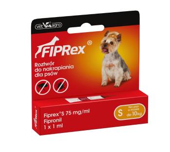 VET-AGRO FIPREX SPOT ON S Roztwór do nakrapiania dla psów do 10 kg 1 szt