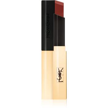 Yves Saint Laurent Rouge Pur Couture The Slim cienka matująca szminka z zamszowym wykończeniem odcień 416 Psychic Chili 2,2 g