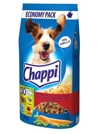 CHAPPI 9kg - sucha karma dla psów z wołowiną, drobiem i warzywami