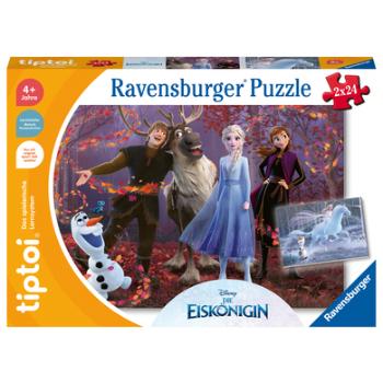 Ravensburger tiptoi® Puzzle dla małych odkrywców: Disney Królowa Lodu