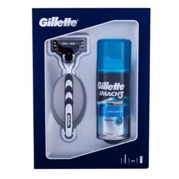 Gillette Mach3 zestaw Maszynka do golenia z jedna głowicą + Żel do golenia Extra Comfort 75 ml dla mężczyzn