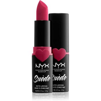 NYX Professional Makeup Suede Matte Lipstick szminka matująca odcień 31 Cherry Skies 3.5 g