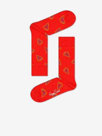 Happy Socks Pizza Slice Skarpetki Czerwony