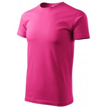 Koszulka unisex o wyższej gramaturze, purpurowy, XL