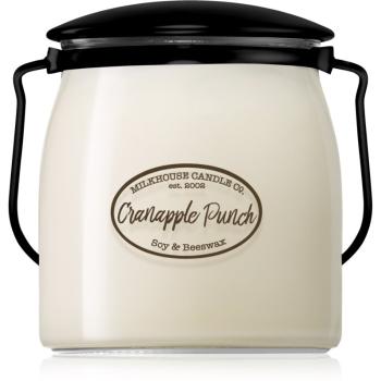 Milkhouse Candle Co. Creamery Cranapple Punch świeczka zapachowa Butter Jar 454 g