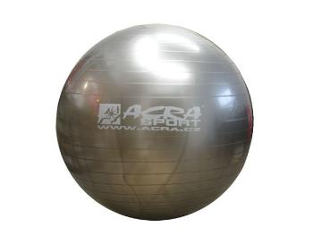 Piłka gimnastyczna srebrna 750 mm
