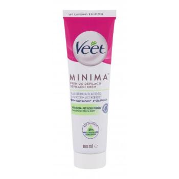 Veet Minima™ Hair Removal Cream Dry Skin 100 ml akcesoria do depilacji dla kobiet Uszkodzone pudełko