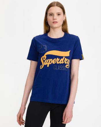 SuperDry Collegiate Cali State Koszulka Niebieski