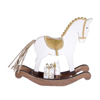 Świąteczna figurka konia na biegunach Ego Dekor