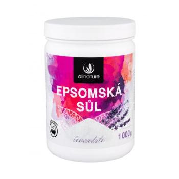 Allnature Epsom Salt Lavender 1000 g sól do kąpieli unisex