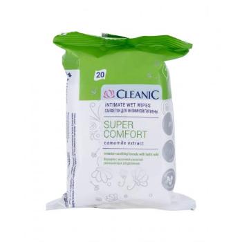 Cleanic Super Comfort Camomile 20 szt kosmetyki do higieny intymnej dla kobiet