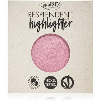 puroBIO Cosmetics Resplendent Highlighter kremowy rozjaśniacz napełnienie odcień 02 Pink 9 g