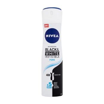 Nivea Black & White Invisible Pure 48h 150 ml antyperspirant dla kobiet