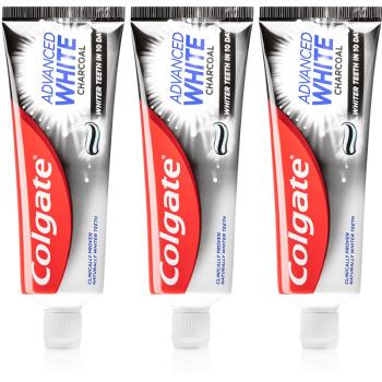 Colgate Advanced White wybielająca pasta do zębów z aktywnym węglem 3 szt.