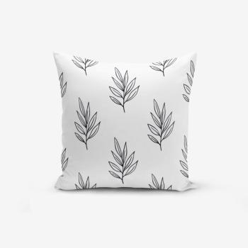 Poszewka na poduszkę z domieszką bawełny Minimalist Cushion Covers White Leaf, 45x45 cm